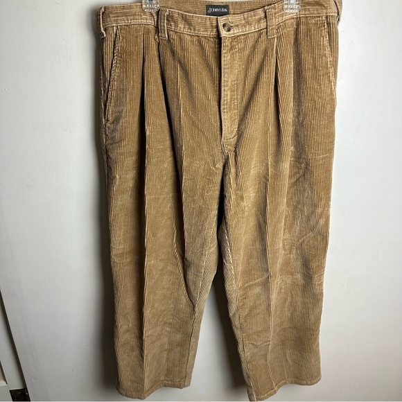 Vintage 90s Corduroy Wide Leg Pants Men's Size 40 x 32 (ACTUAL LENGTH 26")
